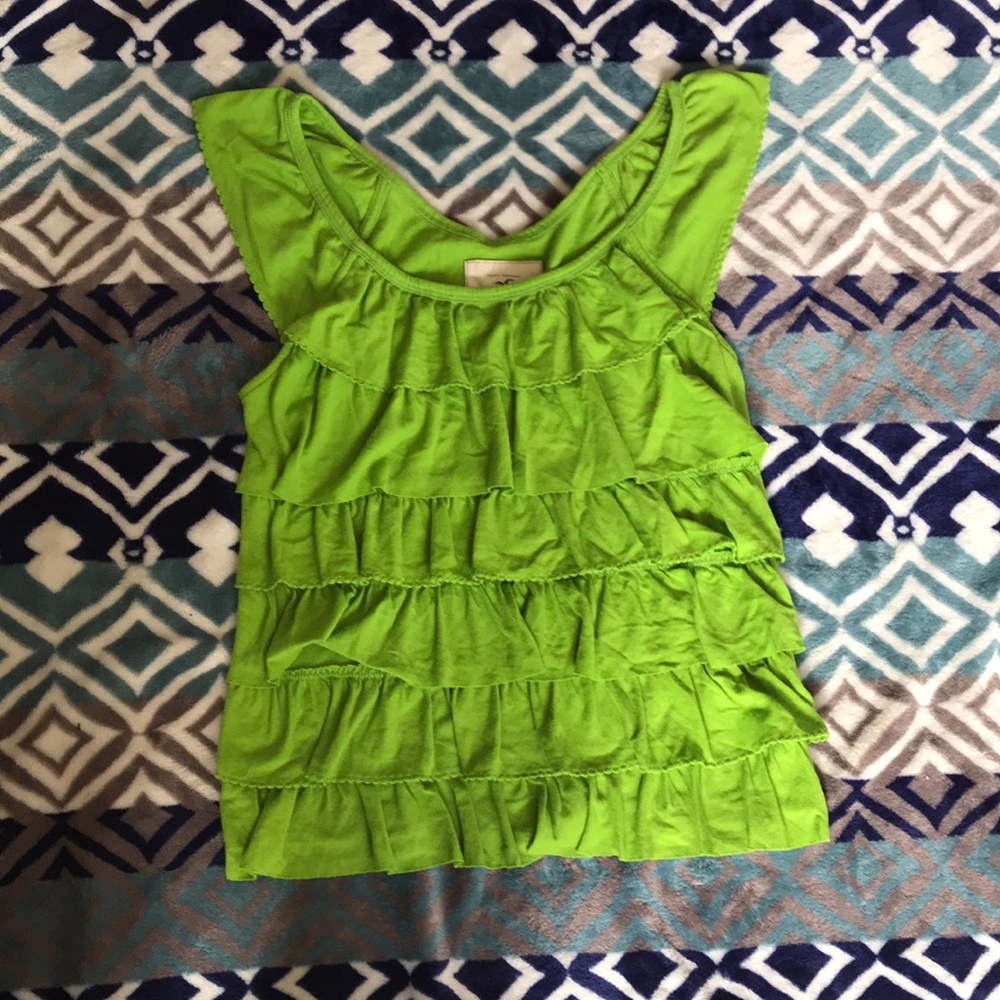 Hollister ruffle tank top
